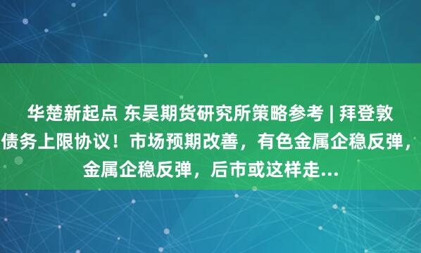 华楚新起点 东吴期货研究所策略参考 | 拜登敦促国会尽快通过债务上限协议！市场预期改善，有色金属企稳反弹，后市或这样走...