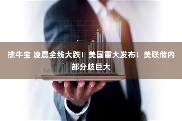 擒牛宝 凌晨全线大跌！美国重大发布！美联储内部分歧巨大